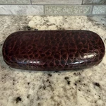 Snakeskin Eyeglass Cover Hard Case For Reading Glasses / Chic Stylish Design. Fixed Price $13.99.