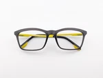 Diesel Eyeglasses, Frames Only, DL5048-1 020, 53-17-140, Plastic, Black/yellow. Fixed Price $34.99.