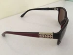 Foster Grant Polarized Sunglasses Wine/black Frames W/gold Detailing Brown Lense. Fixed Price $8.99.