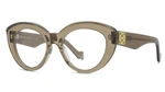 New Loewe Chunky Anagram Eyeglasses LW50058I 050 Brown Optical Frame 51-19-140. Fixed Price $199.95.