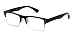 Calabria 6906 Vintage Semi-rimless Designer Reading Glasses Black +2.25. Fixed Price $17.59.