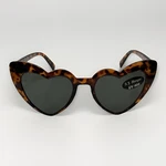 Aj Morgan Exclusive Heart Sunglasses With Tortoise Frame. Fixed Price $28.99.