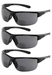 Yogo Vision Bifocal Sports Sunglasses Mens Wrap Around Half Rim Re.... Fixed Price $26.37.