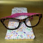 Betsey Johnson +2.50 Reading Glasses Readers Tortoise Pink Arms W/ Case. Fixed Price $21.89.