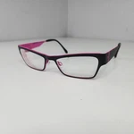 Bevel 8626 Goodonya Eyeglasses Frames Black Magenta Titanium Made Japan 51-17. Fixed Price $39.99.