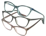 Design Optics/foster Grant +1.25 Ladies Aviana Cat Eye 3-PACK Reading Glasses 01. Fixed Price $12.88.