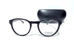 Polo Ralph Lauren 2128 5493 Black Plaid Round Rx Eyeglasses 48-20-145 W/case. Fixed Price $59.42.