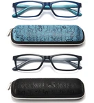 Raoog Reading Glasses For Men/women With Spring Hinges 1.50, Blue/black. Fixed Price $26.05.