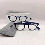 Izipizi Unisex #c Round Full Rim Reading Glasses +1.5 Navy Blue. Fixed Price $39.99.