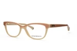 Emporio Armani 3015 Cream 5108 Cat Plastic Eyeglasses Frames 53-17-140. Fixed Price $143.60.