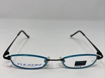 Flexon Kids Eyeglasses Frame 114 Blueberry Blaze 43-18-125 Turquoise/black IG26. Fixed Price $35.10.