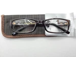 Foster Grant Derick Brown Reading Glasses 53 17-136 Choose Strength. Fixed Price $11.95.