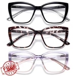 Oranzi Reading Glasses 2.50, 3 Pack Women Oversized Cat Eye Blue Light. Fixed Price $32.00.