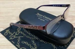 Juicy Couture Black Label Eye Glasses 122/F With Case Animal Print Purple. Fixed Price $39.99.