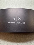 Armani Exchange Sun & Eye Glasses Case Clamshell Hard Black Storage Felt Ln. Fixed Price $14.00.