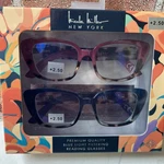 Nicole Miller 2-PK Premium Reading Glasses Readers Blue Light Filter +2.50 New. Fixed Price $32.00.