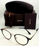 New Tom Ford Reading Glasses Tf 5528-B 002 49-20 145 Black & Gold Frames Readers. Fixed Price $369.99.