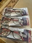Foster Grant Enhanced Vision Kenzie Trend Red +2.75 Reading Glasses Pack Of 3. Fixed Price $18.99.