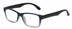 Geoffrey Beene GBR011 Mens Designer Reading Glasses Blue Crystal Fade Black 52MM. Fixed Price $19.95.