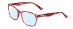 Calabria Prive Shawn Womens Multi-focus Blue Light Glasses In Red Tortoise 56 Mm. Fixed Price $54.95.