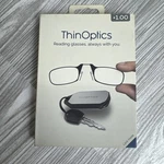 9008976 Armless Ultralight Reading Glasses W/ Keychain Case +1.00. Fixed Price $19.99.