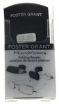 Foster Grant Microvision Folding Reader +2.50 Magnetic Case Retractable Temples. Fixed Price $20.99.