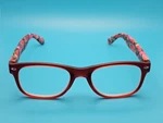 Foster Grant Lens Red Eyeglasses 50-19-140 PD58.5MM MS0724 Frames Only. Fixed Price $19.99.