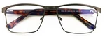 Men Premium Rectangle Metal Reading Glasses Xl Reader 152MM Wide Anti-blue Uv. Fixed Price $22.95.