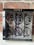 Jones New York Mens Designer Reading Glasses Readers +2.00, 3 Pack. Fixed Price $29.99.