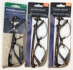 Foster Grant Cleo Women's Oval Reading Glasses, Brown Tortoise Pack Of 3. Fixed Price $24.95.
