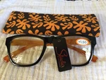 Studio By Icu Eyewear Readers Reading Glasses Women #7675 Black Gold +1.50 New. Fixed Price $14.95.