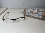 Brighton Readers 1.50 Eye Frames 48-18 Silver Brown Handmade. Fixed Price $42.00.