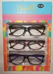 Nanette Lepore 3-PACK Premium Reading Glasses Readers +1.50 New. Fixed Price $20.46.