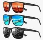 (3 Pack) Square Polarized Sunglasses For And Women Lightweight Frame. Fixed Price $11.99.