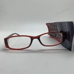 E353 Foster Grant Thelma Red + 1.25 Reading Glasses W/case Readers Magnivision. Fixed Price $7.15.