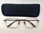 Nwot Select-a-vision 6055 Bronze Half Rim +1.25 Readers Eyeglasses Mens Z2. Fixed Price $19.99.