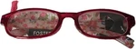 Foster Grant Emmy Pink Floral Spring Hinges Reading Glasses With CASE+1.25. Fixed Price $39.99.