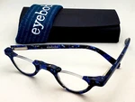 New Readers Eyebobs Eyeglasses Topless 2110 08 36-28 +4.00 Blue Half-rim Frames. Fixed Price $99.99.