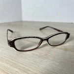 Jimmy Crystal New York JCR196 +250 Eyeglasses Brown White Frames. Fixed Price $38.36.