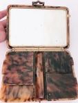 Antique Vintage Uncommon Tortoise Shell Look Makeup Case Box Compact Collection. Fixed Price $179.63.