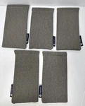 Lot 5 Peepers Squeeze Spring Shut No Scratch Reading Glasses Soft Case Pouch. Fixed Price $17.99.
