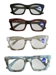 4 Ccvoo Womens Oprah Style +2.5 Reading Blue Light Blocking Eyeglasses. Fixed Price $25.00.