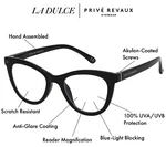Prive Revaux La Dulce Blue Light Readers Strength. Fixed Price $17.77.