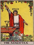 14060.DECOR Poster.room Wall Vintage Interior Design.the Magician Tarot Card. Fixed Price $49.00.