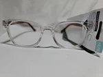 Foster Grant EZ2C 24 610 Cry Brn +2.75 Clear Reading Readers Glasses With Case. Fixed Price $7.95.