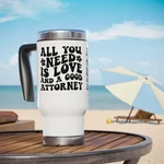 Gifts For Women Cool Lawyers, Bar Exam Success Travel Cup. Fixed Price $22.99.