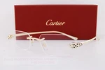 Closeout New Authentic Cartier Eyeglass Frames Ct 0494/O 001 Rimless Gold 55MM. Fixed Price $877.25.
