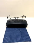 Esquire Designer Eyeglasses EQ1515 In Navy 55-18-140 Frames Only With Case. Fixed Price $13.59.