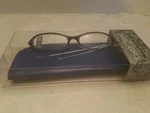 New Foster Grant Reading Glasses Rhinestone Navy Blue Frame +1.00 & Case. Fixed Price $12.00.