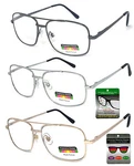 Metal Frame Pilot Multi Focus + Reading Glasses 3 Power Strengths 1 Reader. Fixed Price $15.99.